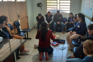 Aula especial de Primeiros Socorros capacita profissionais e alunos do Programa Mais Saúde com Agente.